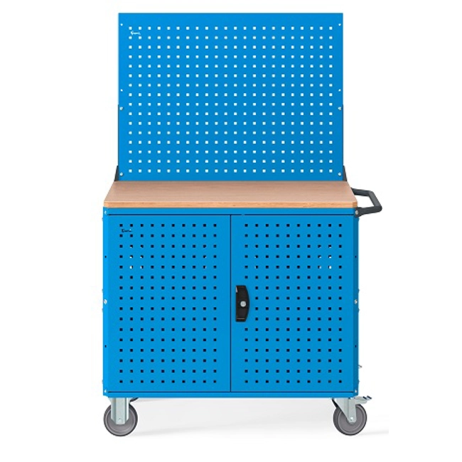 Vendita online Carrello Clever 1024 Large mm.1024x615x1540H - Blu RAL5012